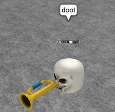 skull trumpet / doot doot meme origin